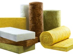 Rollos y paneles de lana mineral